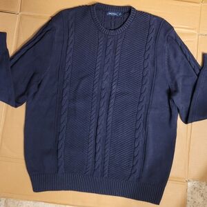 Mens Gift, Warm and Cozy Nautica Men's Navy Sweater Sz. XL
